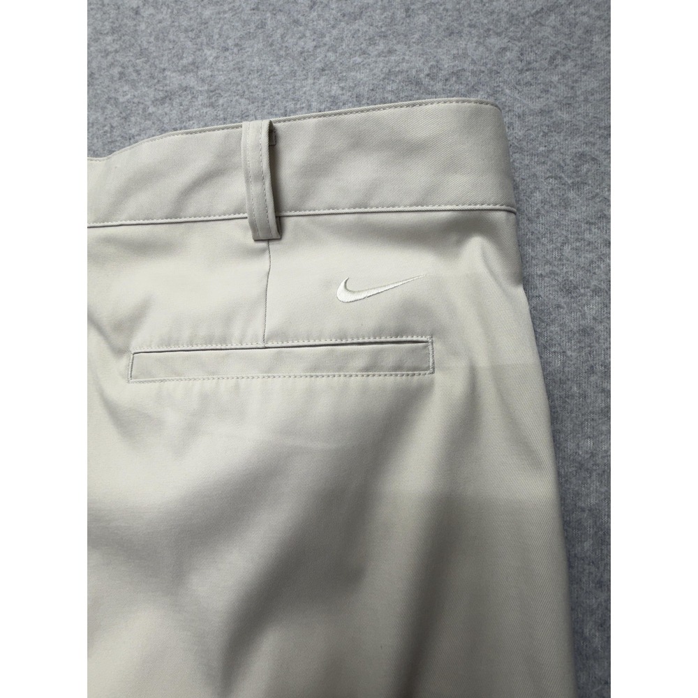 Nike Golf Pants Mens 36x30 Beige Dri-FIT Stretch Chino‎ Khakis Golf Performance - Picture 9 of 10
